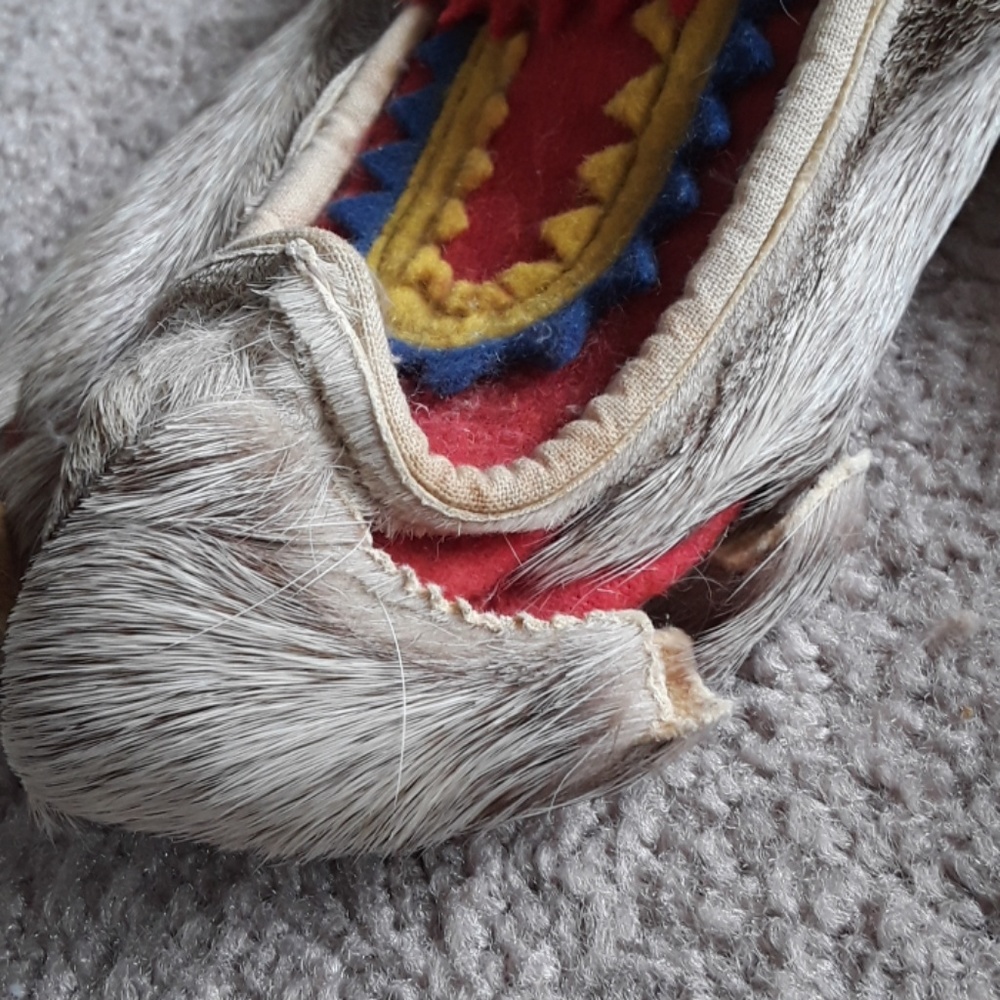 Actual reindeer slippers size 37 - Picture 2 of 4